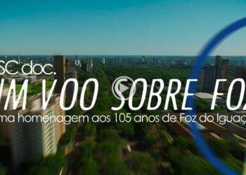 Amigos produzem vídeo aéreo em comemoração aos 105 anos da cidade