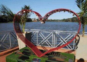 Lago em Ciudad del Este é oasis para quem quer fugir da agitação do centro