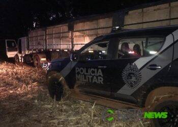 Carreta carregada com quase 20 mil pacotes de cigarros é apreendida na Operação Hórus Sul