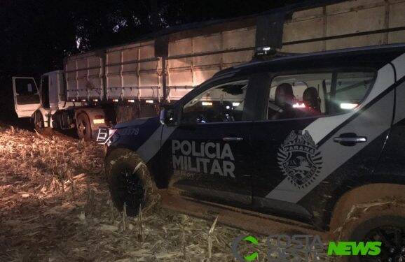 Carreta carregada com quase 20 mil pacotes de cigarros é apreendida na Operação Hórus Sul
