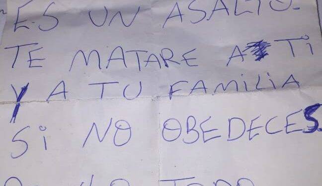 Brasileiro é preso em Puerto Iguazú usando bilhete em espanhol para anunciar assalto