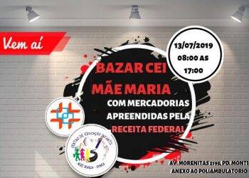 Entidade em Foz promove bazar de mercadorias apreendidas pela Receita Federal neste sábado