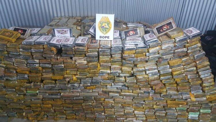 Polícia Militar apreende mais de 3,3 toneladas de cocaína