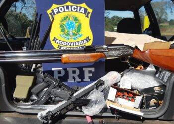 PRF prende dois homens com carabina calibre 22