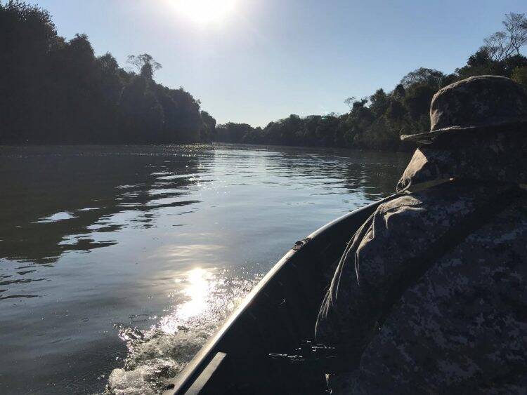 PF e Força Nacional combatem crimes ambientais na fronteira com a Argentina.