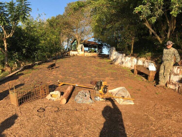 PF e Força Nacional combatem crimes ambientais na fronteira com a Argentina.