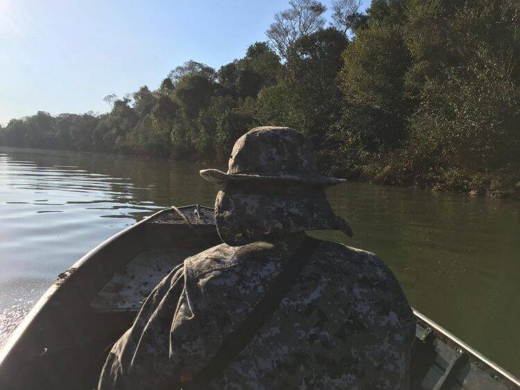 PF e Força Nacional combatem crimes ambientais na fronteira com a Argentina.