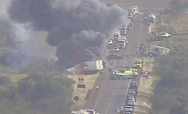 Grave acidente envolvendo cinco veículos é registrado na BR 277