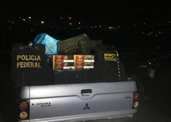 Operação Integrada apreende cigarros oriundos do Paraguai.
