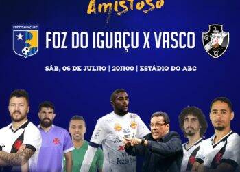 INGRESSOS PARA FOZ DO IGUAÇU FC E VASCO ESTÃO A VENDA