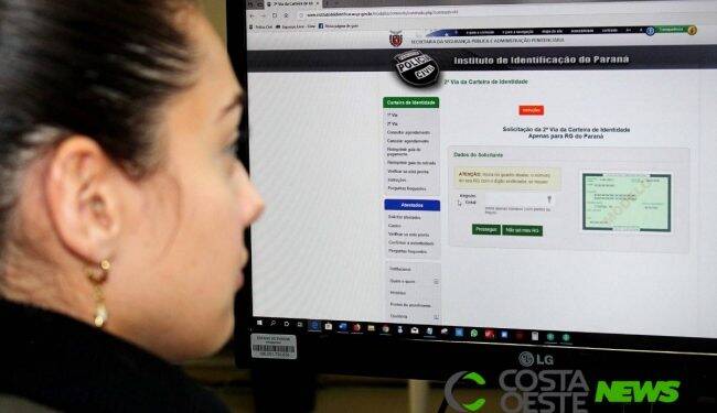 Emissão da segunda via rápida do RG cresce 408% no Paraná