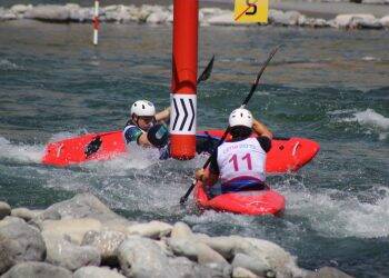 Ana Sátila e Pedro Gonçalves classificam para a semifinal do Canoagem Slalom Extremo