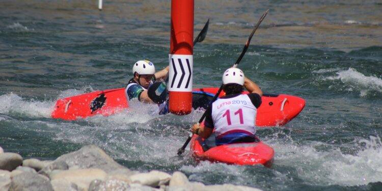 Ana Sátila e Pedro Gonçalves classificam para a semifinal do Canoagem Slalom Extremo
