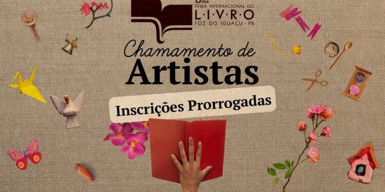 Cronograma de contratação de artistas para Feira do Livro é prorrogado