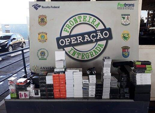 Cigarros eletrônicos são apreendidos na Ponte Internacional da Amizade