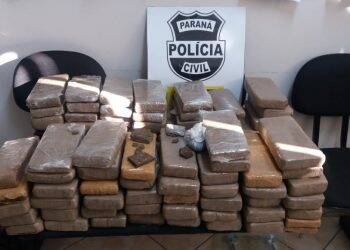 Mulher é presa após polícia encontrar 60 kg de maconha embaixo da cama no Lagoa Dourada