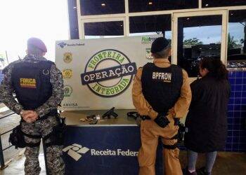 Mulher de origem paraguaia é presa com pistola 9mm na Ponte