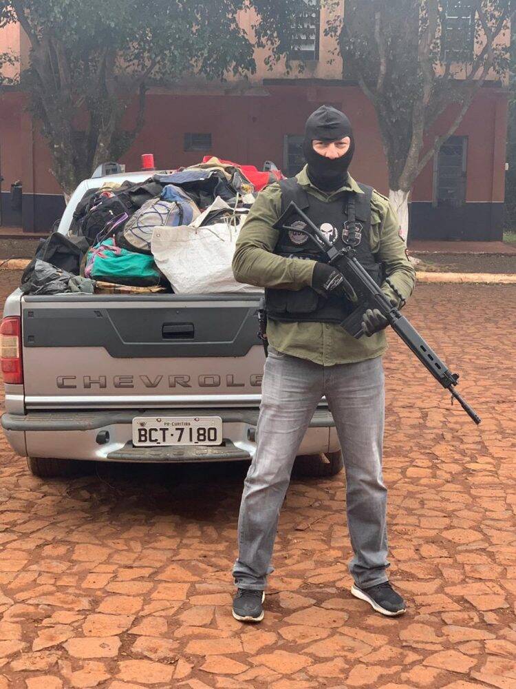 Polícia Civil de Santa Terezinha de Itaipu incinera duas toneladas de maconha