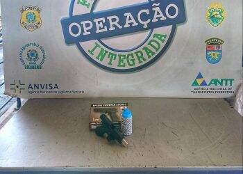 BPFron apreende simulacro de pistola em Foz do Iguaçu