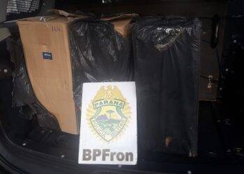 BPFron apreende em Foz do Iguaçu 150 caixas de cigarros em depósito