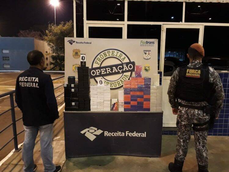 Receita Federal retém cerca R$ 70 mil em eletrônicos na Ponte da Amizade