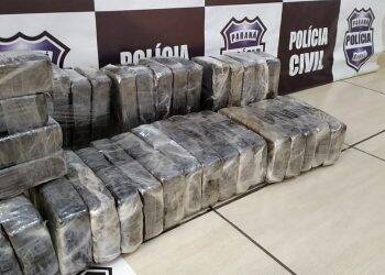 Polícia Civil apreende mais de 60kg de crack em fundo falso de carreta