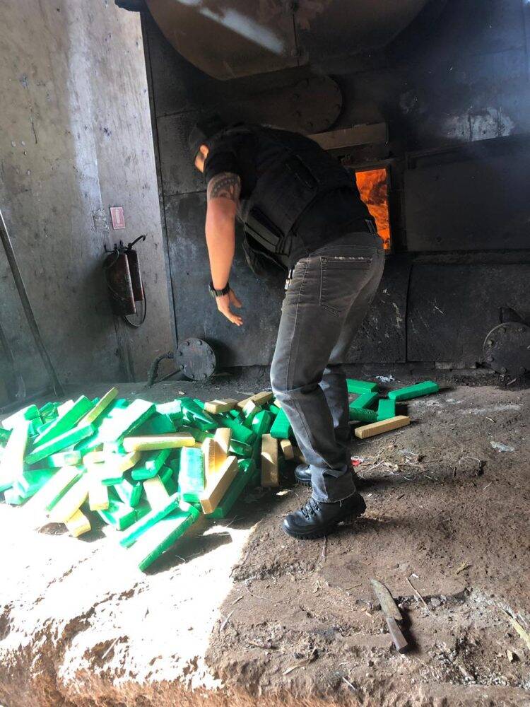 Polícia Civil incinera mais de 3 toneladas de drogas