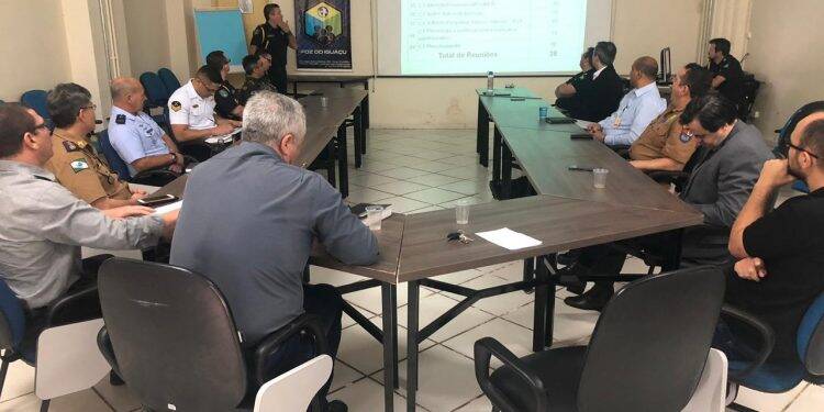Gabinete de Gestão Integrada discute indicadores criminais em Foz do Iguaçu