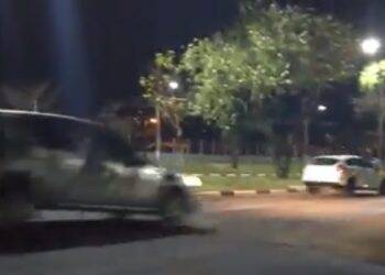 Construção de faixas elevadas são feitas durante o dia devido a produção da Usina de Asfalto