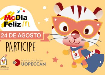 McDia Feliz acontece neste sábado em prol o combate ao câncer infantojuvenil