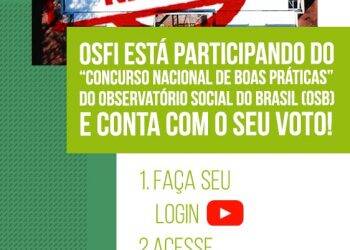 Observatório Social de Foz do Iguaçu participa do Concurso Nacional de Boas Práticas