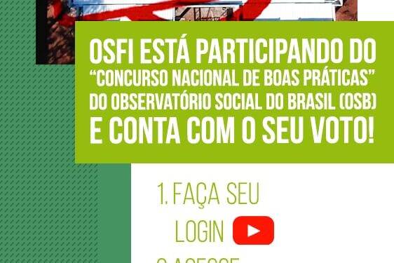 Observatório Social de Foz do Iguaçu participa do Concurso Nacional de Boas Práticas