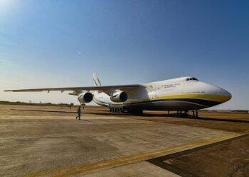 Um dos maiores aviões cargueiros do mundo aterriza em Minga Guazú
