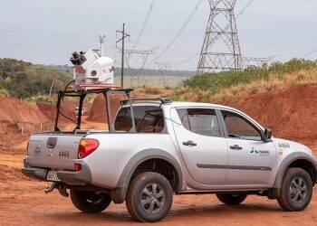 Novos equipamentos da Divisão de Estudos fazem mapeamento a laser dentro e fora da Itaipu