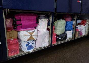 PRF apreende ônibus de turismo com mercadorias acima do permitido