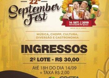 É hoje, 22ª September Fest em Serranópolis do Iguaçu