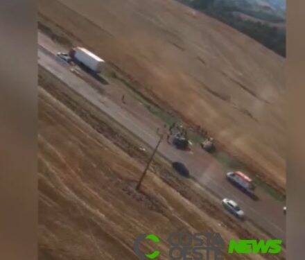 Seis pessoas ficam feridas em grave acidente em Céu Azul