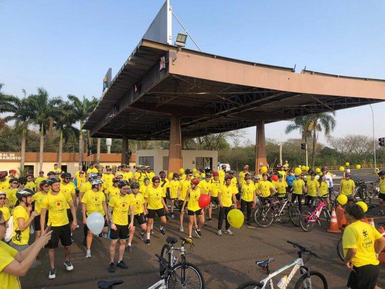 General Silva e Luna “puxa” pedalada para promover ações de prevenção ao suicídio