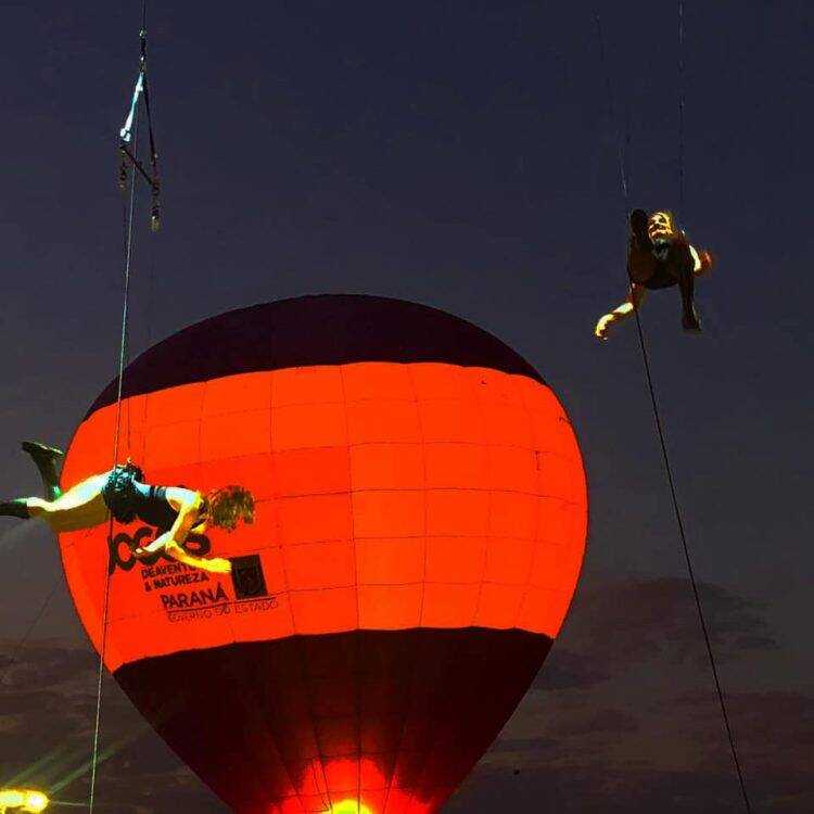 Abertura dos jogos de Aventura e Natureza proporciona show de imagens no Gramadão