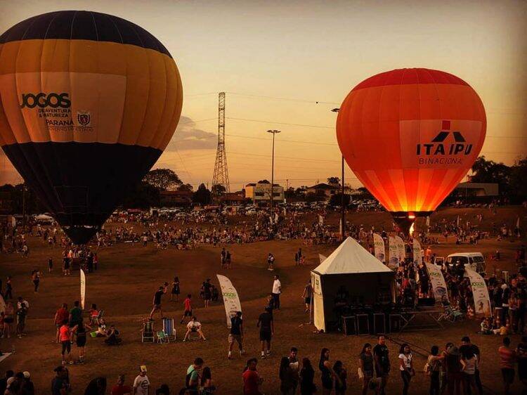 Abertura dos jogos de Aventura e Natureza proporciona show de imagens no Gramadão