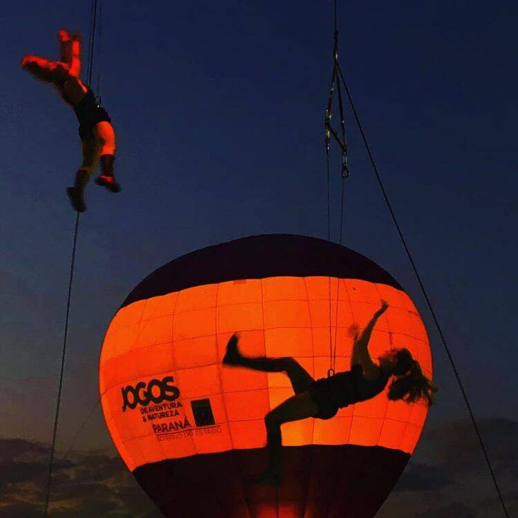 Abertura dos jogos de Aventura e Natureza proporciona show de imagens no Gramadão