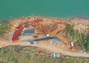 Diques vão proteger obras de sustentação da nova ponte entre Brasil e Paraguai