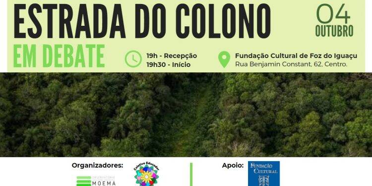 Fundação Cultural de Foz recebe debate público sobre a Estrada do Colono