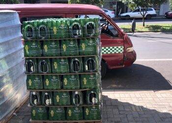 Receita Federal apreende grande quantidade de cervejas em Foz do Iguaçu