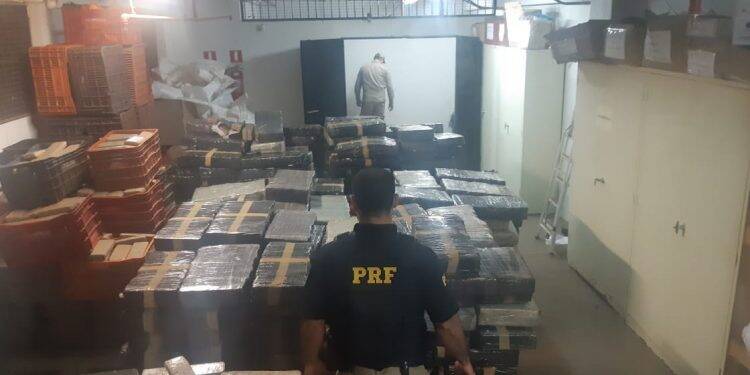 PRF apreende 4,6 toneladas de maconha e faz a maior apreensão do ano no Paraná