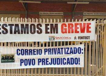 Trabalhadores dos Correios entram em greve por tempo indeterminado