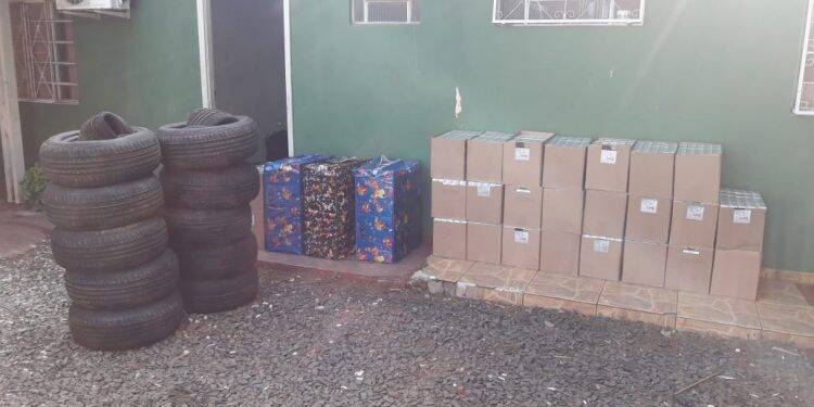 Cigarros e Pneus são apreendidos em pousada de Foz