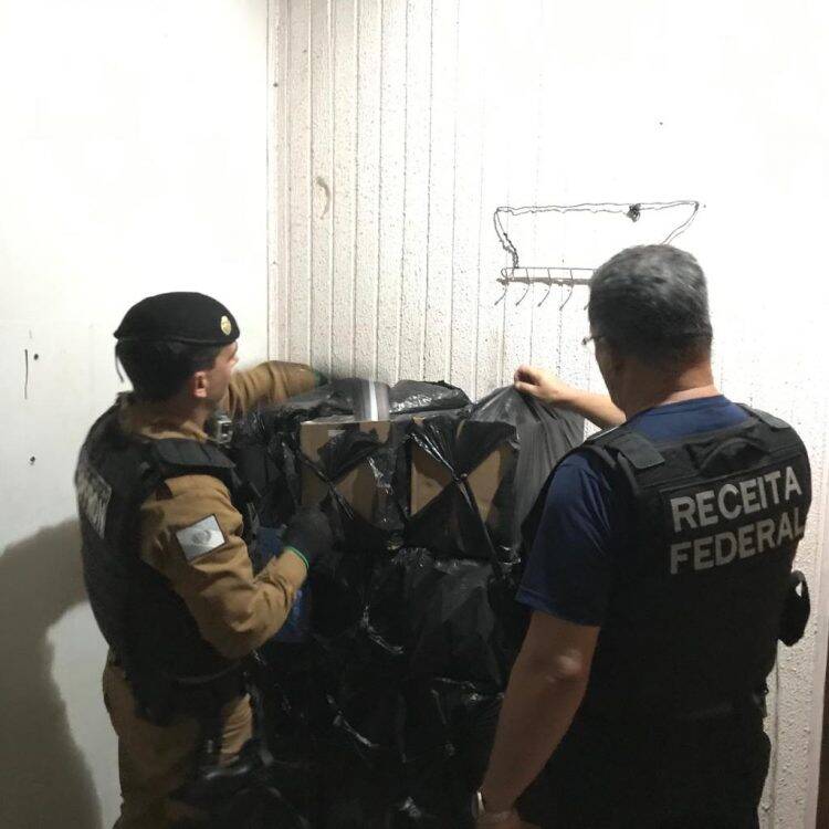 Cigarros e Pneus são apreendidos em pousada de Foz