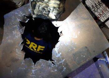 PRF apreende mais de 1 tonelada de maconha em caminhão-tanque em Santa Terezinha