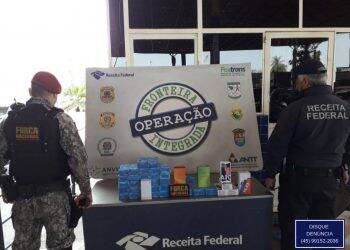 Táxi Paraguaio é apreendido na Ponte Internacional da Amizade